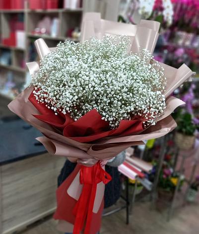Букет цветов из: Гипсофила в Звёздном