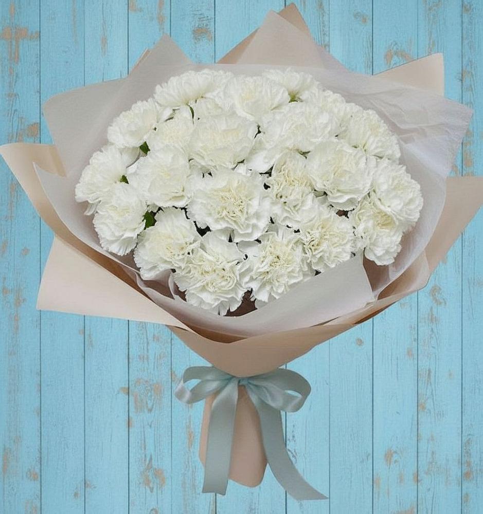 Букет цветов из: Гвоздики в Звёздном