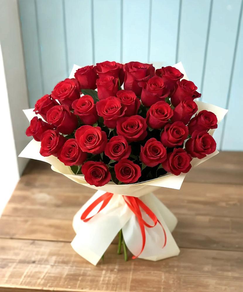 Букет 29 Красных роз в Звёздном
