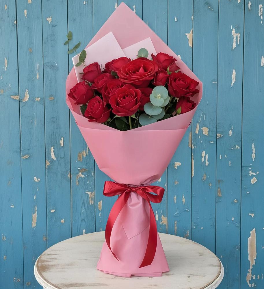 Букет цветов из: Розы в Звёздном