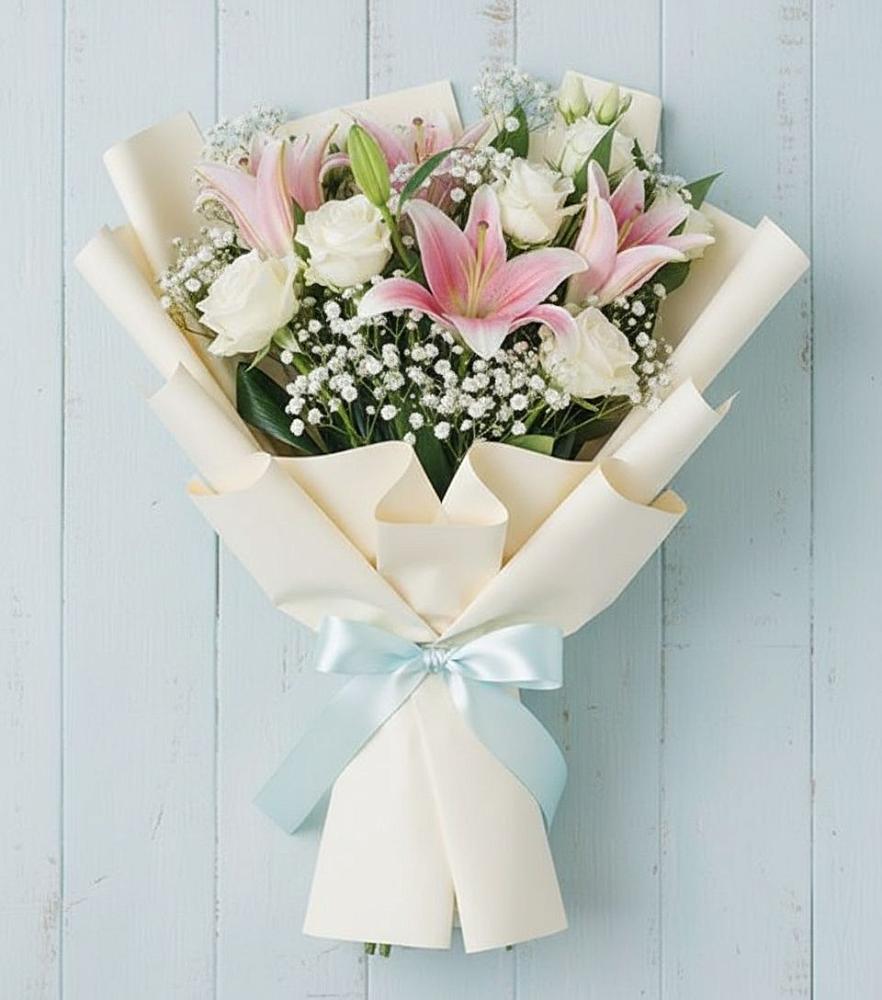 Букет цветов из: Лилии в Звёздном