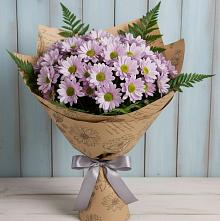 Букет цветов из:  Хризантемы в Звёздном