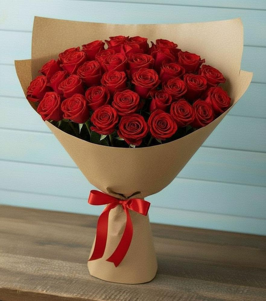 Букет Красные розы Милано в Звёздном