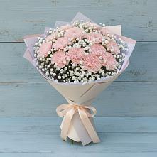 Букет цветов из:  Гвоздики в Звёздном