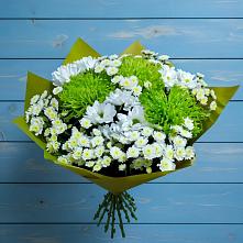 Букет цветов из:  Хризантемы в Звёздном