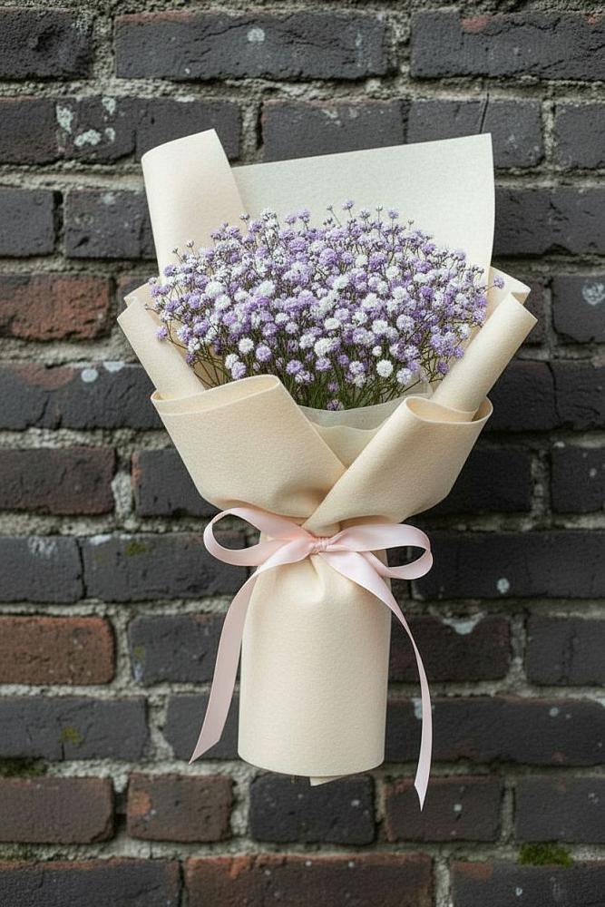 Букет цветов из: Гипсофила в Звёздном