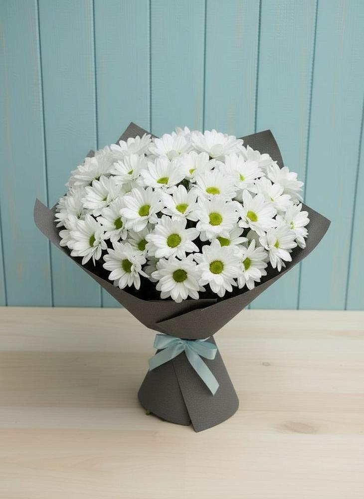 Букет цветов из: Хризантемы в Звёздном
