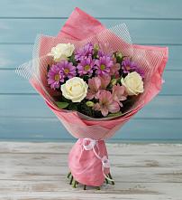 Букет цветов из:  Герберы в Звёздном
