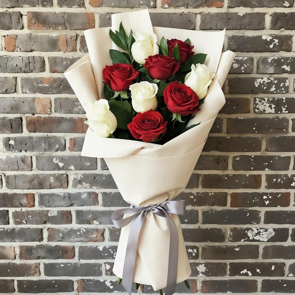 Букет цветов из: Розы в Звёздном