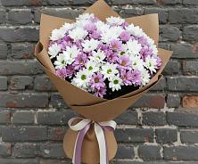 Букет цветов из:  Хризантемы в Звёздном