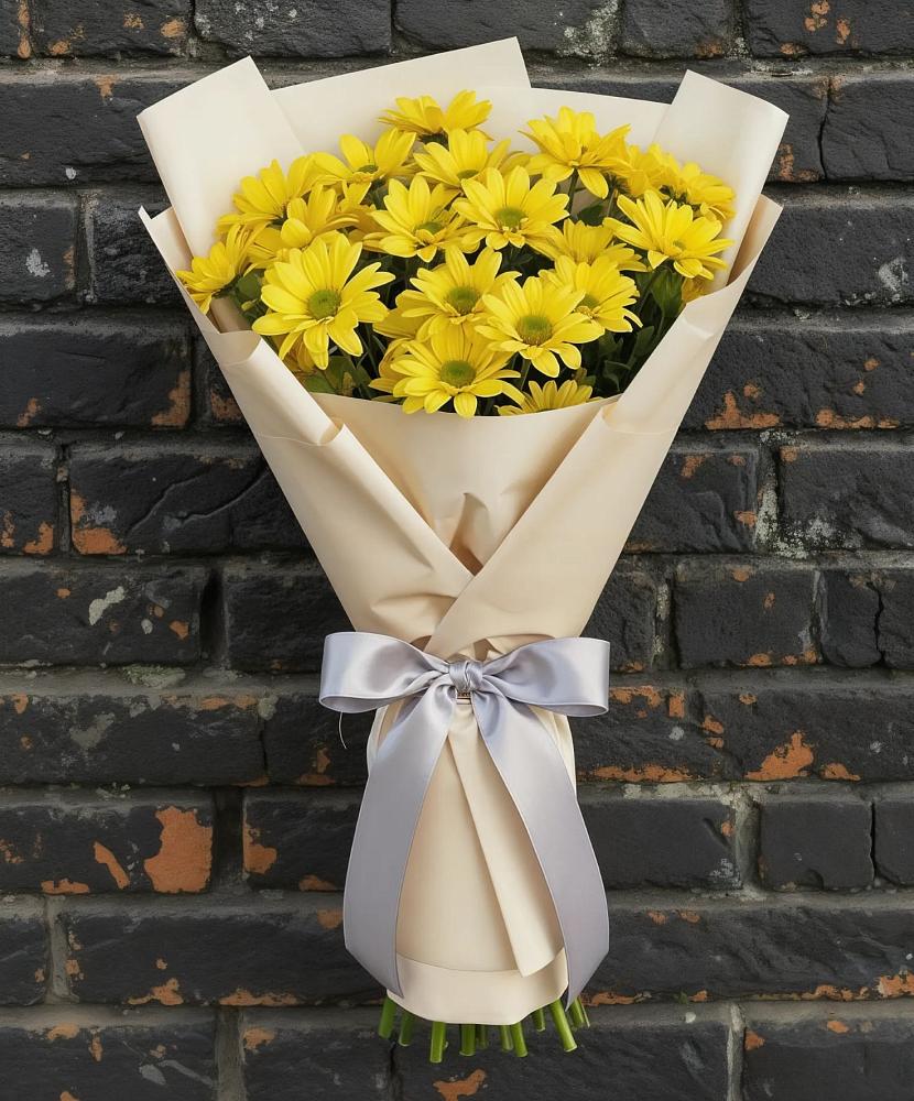 Букет цветов из: Хризантемы в Звёздном