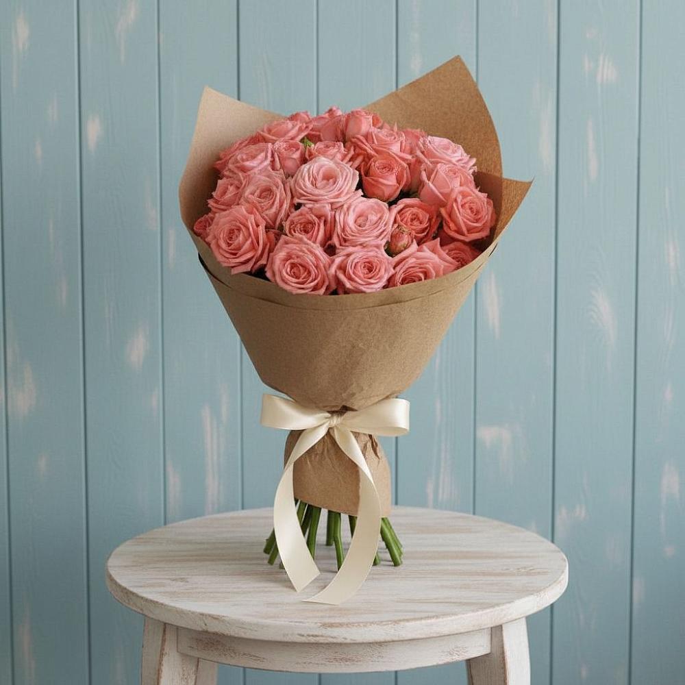 Букет цветов из: Розы в Звёздном