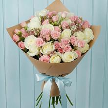 Букет цветов из:  Розы в Звёздном